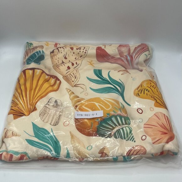 2-in-1 Foldable Beach Towel & Printed Bath Towel with Storage Pouch - Picture 6 of 6